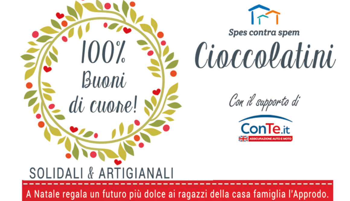 La cioccolata solidale di Spes per i ragazzi dell’APPRODO