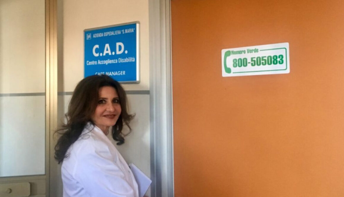 Nella foto: la dott.ssa Agnese Barsacchi, responsabile servizio infermieristico, tecnico,riabilitativo, ostetrico (S.I.T.R.O.) dell' Ospedale s.maria di Terni.